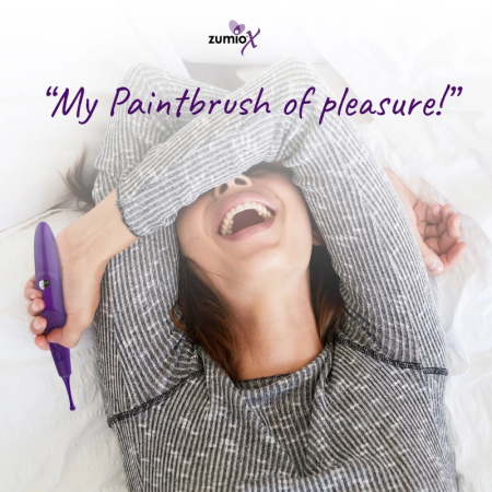 Zumio X Spirotip Precision Rechargeable Stimulation Device, Purple