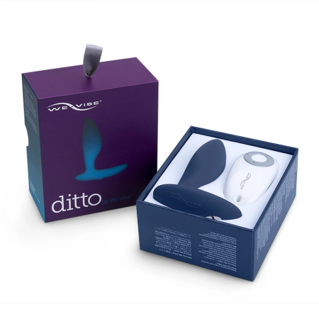We-Vibe Ditto Intimate Plug Midnight Blue - Remote & App Control, Silicone
