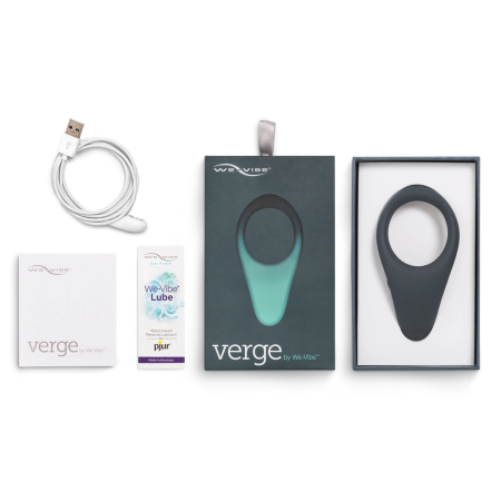 We-Vibe Verge Vibrating Ring - Smart Silicone Intimate Device, Waterproof