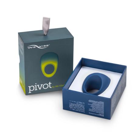 We-Vibe Pivot Vibrating Ring - Flexible Silicone, App Control, Blue