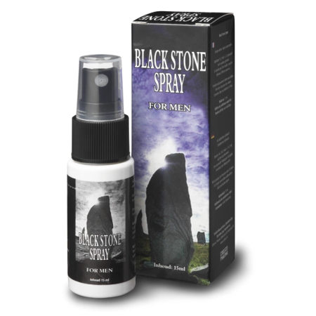 Black Stone Delay Spray 15ml - Herbal Formula for Prolonged Intimacy