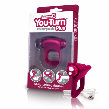 The Screaming O Charged You-Turn Plus Rechargeable Ring Merlot