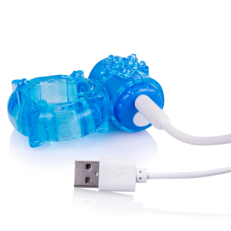 The Screaming O Charged Big O Blue Rechargeable Intimate Ring