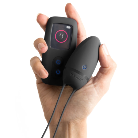 B Swish Bnaughty Premium Unleashed Wireless Bullet Black