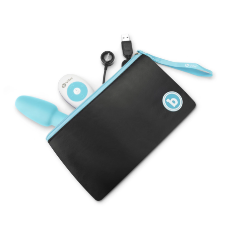 b-Vibe Rimming Petite Plug Teal - Compact Rotating & Vibrating System