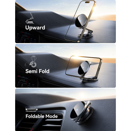 Laikiklis Joyroom JR-ZS408 Magnetinis su Belaidžiu Įkrovimu 15W Automobiliui - Juodas