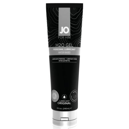 System JO H2O Gel Original 240 ml Water-Based Lubricant, Thick Formula