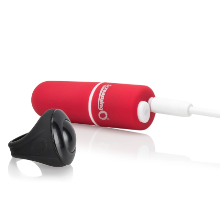 The Screaming O Charged Remote Panty System Red, USB Rechargeable
