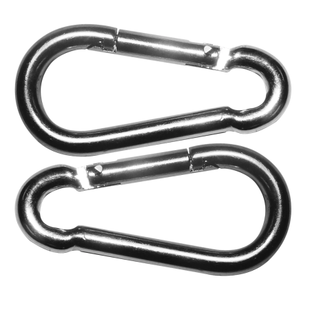 Sportsheets Edge Carabiners Set of 2 - Body-Safe Nickel-Free Metal