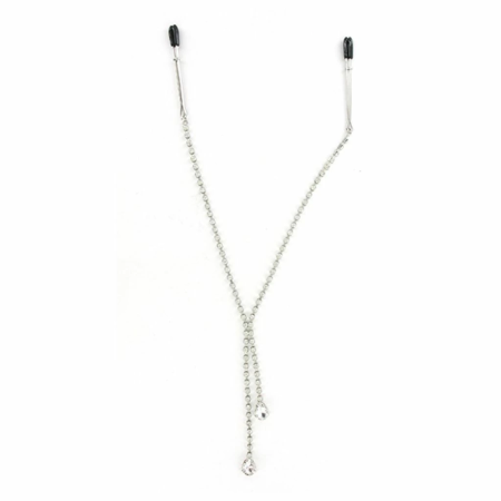 Sportsheets Sincerely Teardrop Crystal Chain Adjustable Clips 45.7cm