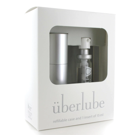 Uberlube Silicone Lubricant Good-To-Go Silver 15 ml Travel Pack