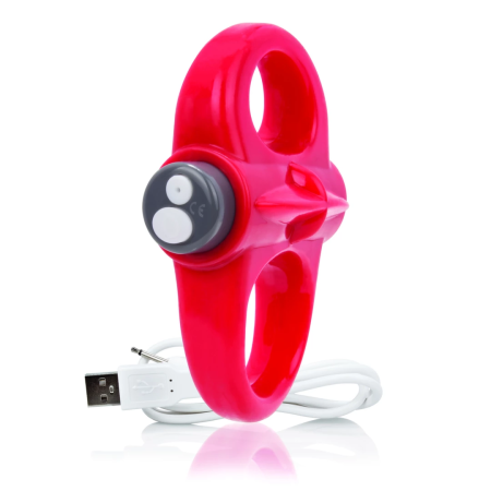 The Screaming O Charged Yoga Red Intimate Fitness Silicone Ring