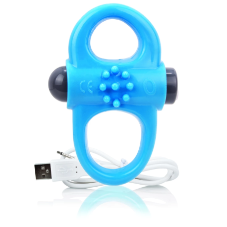 The Screaming O Charged Yoga Blue - Flexible Intimate Ring, Rechargeable