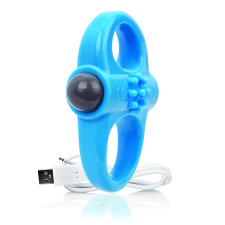 The Screaming O Charged Yoga Blue - Flexible Intimate Ring, Rechargeable