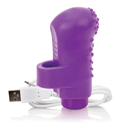 The Screaming O Charged FingO Purple - Rechargeable Finger Massager
