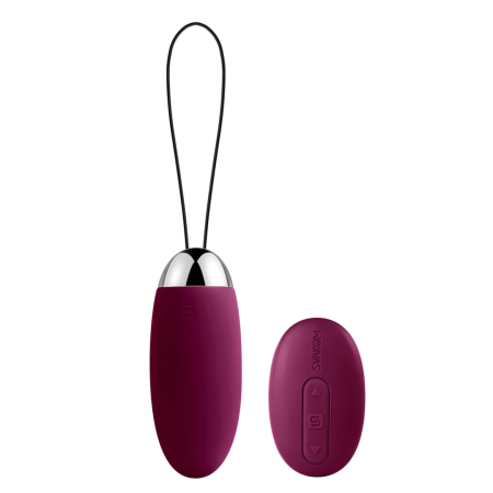 Svakom Elva Remote-Controlled Vibrating Egg Violet, Waterproof, Compact