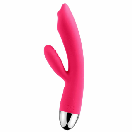 Svakom Trysta Dual Motor Silicone Intimate Device, Plum Red, 35 Modes