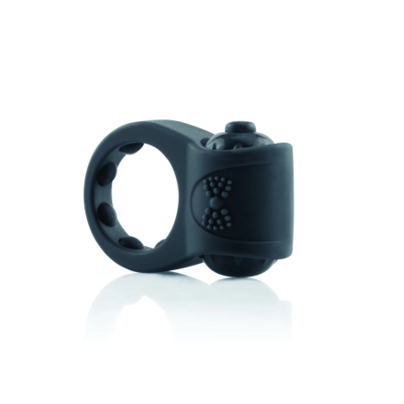 The Screaming O PrimO Tux Black - Premium Silicone Vibrating Ring