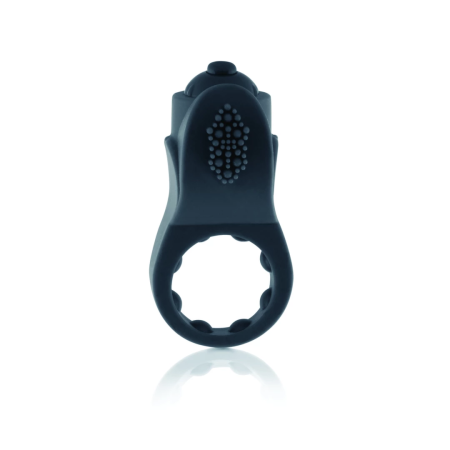 The Screaming O PrimO Apex Black Silicone Vibrating Ring, 4 Modes