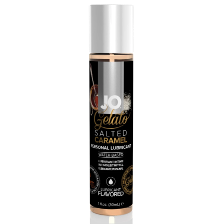 System JO Gelato H2O Salted Caramel Lubricant 30ml - Water-Based, Flavored