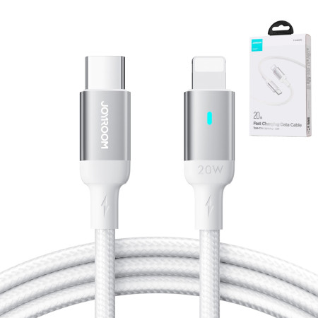 Joyroom S-CL020A10 Type-C į Lightning USB kabelis 20W 1.2m baltas