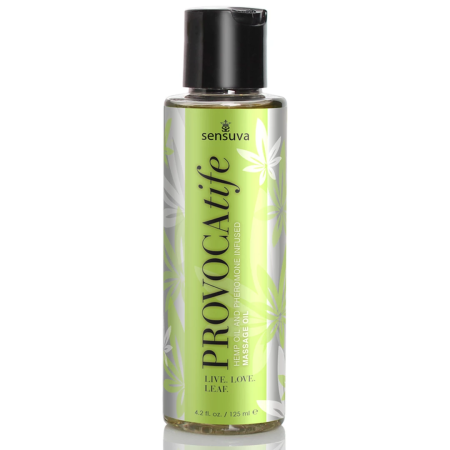 Sensuva Provocatife Massage Oil 125ml with Hemp Seed & Pheromones