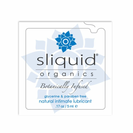 Sliquid Organics Natural Lubricant 5ml - Plant-Based Formula, Sample Size