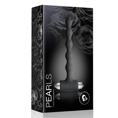 Rocks-Off Petite Sensations Pearls Intimate Bead System Black