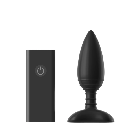 Nexus Ace S Silicone Anal Device with Remote Control, Black, Small