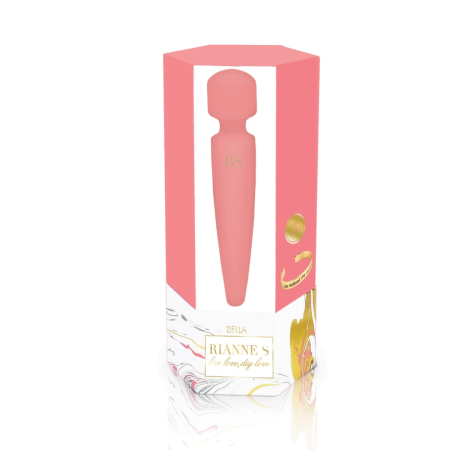 Rianne S Bella Mini Body Wand Coral - Compact Waterproof Massager