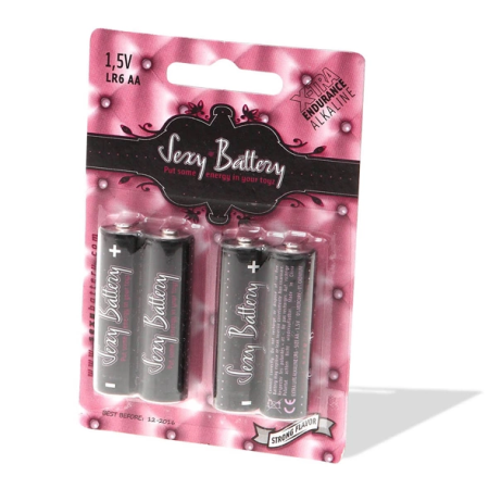 Sexy Battery AA Xtra Endurance Alkaline 1.5V 4-Pack Cylindrical