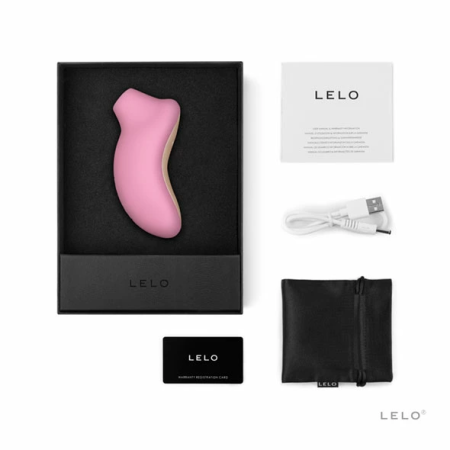 LELO Sona Cruise Intimate Sonic Massager Pink - 8 Modes Waterproof USB
