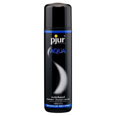 Pjur Aqua Water-Based Lubricant 500ml - Premium Skin-Friendly Formula