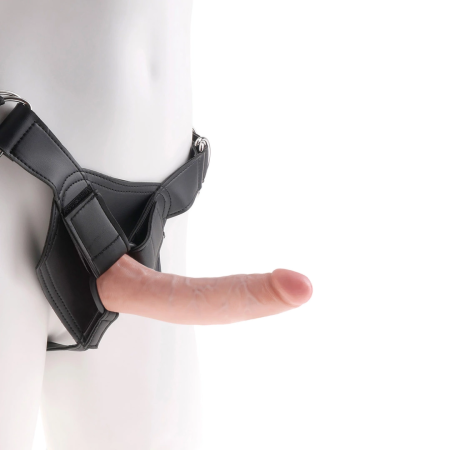 Pipedream King Cock Strap-On Set 7'' Anatomical Model Harness - Flesh