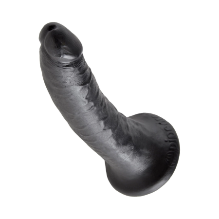 Pipedream King Cock 7 Inch Black - Anatomical Model with Suction Base