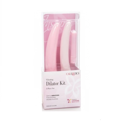 CalExotics Inspire Vibrating Silicone Dilator Set Pink 3-Piece