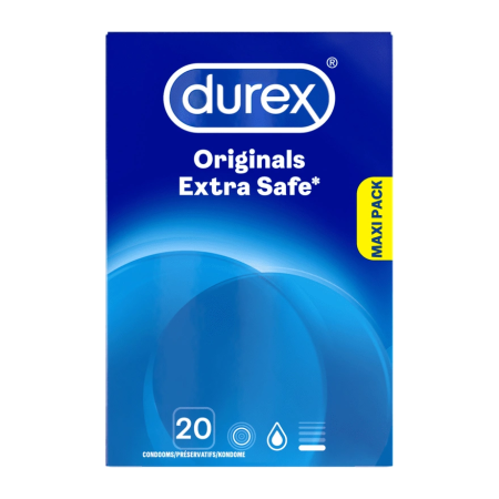 Durex Originals Extra Safe 20 pcs - Enhanced Comfort Protective Covers