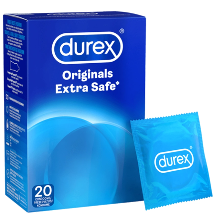Durex Originals Extra Safe 20 pcs - Enhanced Comfort Protective Covers
