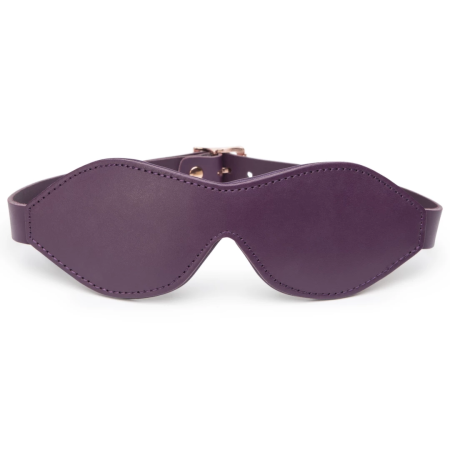Fifty Shades Freed Cherished Collection Luxury Leather Blindfold Purple