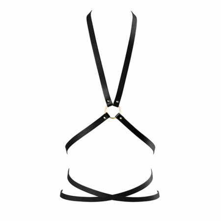 Bijoux Indiscrets MAZE Body Harness Black Adjustable Fashion Accessory