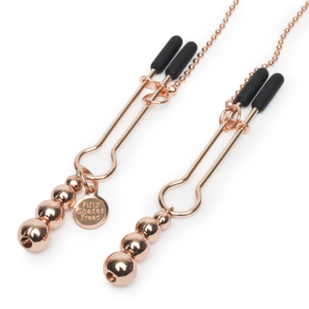 Fifty Shades Freed Adjustable Nipple & Clitoral Chain with Silicone Tips