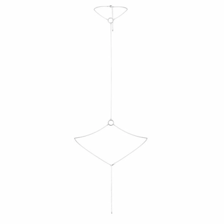 Bijoux Indiscrets Magnifique I Body Chain Silver - Adjustable Fashion Jewelry