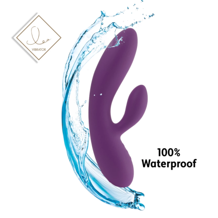 FeelzToys Lea Dual Motor Intimate System, Purple, Waterproof Silicone
