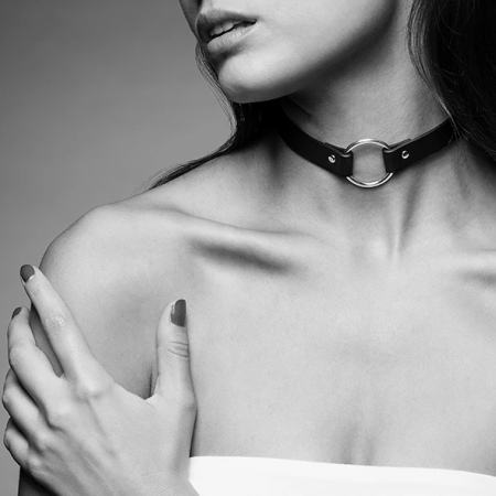Bijoux Indiscrets Maze Adjustable Vegan Choker Black