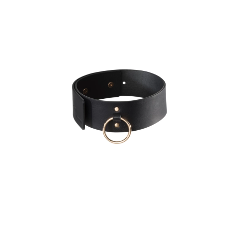 Bijoux Indiscrets MAZE Wide Adjustable Vegan Choker Black