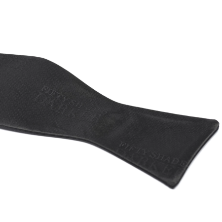 Fifty Shades of Grey Darker His Rules Bow Tie Restraint 2-in-1, Black