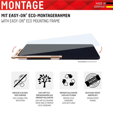 DISPLEX iPad 10,9" (10. Gen., 2022) apsauginė stiklo plokštė