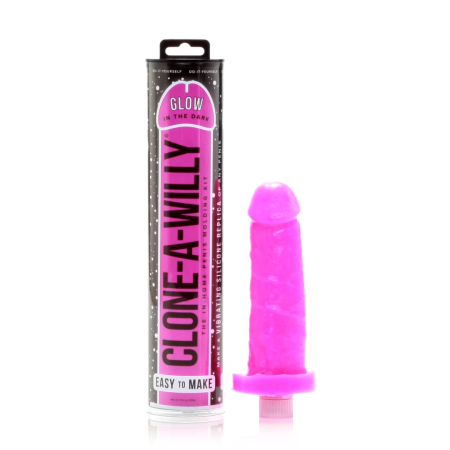 Clone-A-Willy Kit Glow-in-the-Dark Pink Personal Replication Set