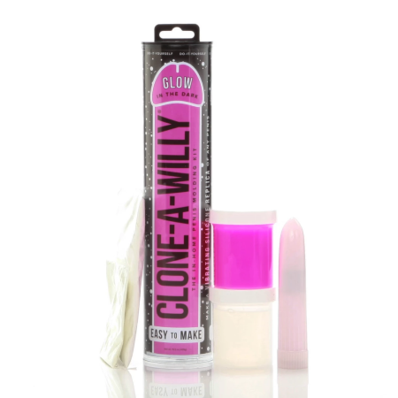 Clone-A-Willy Kit Glow-in-the-Dark Pink Personal Replication Set