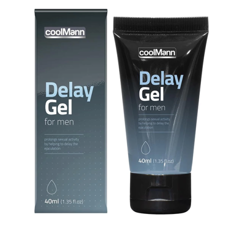CoolMann Delay Gel 40ml - Gentle Desensitizing Formula for Men